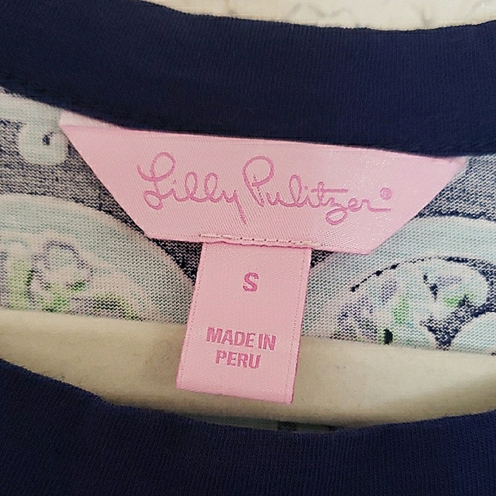 NWOT Lilly Pulitzer Rare Behind The Gate Robyn Mini Dress Pink Blue Retro Size S - Picture 11 of 13